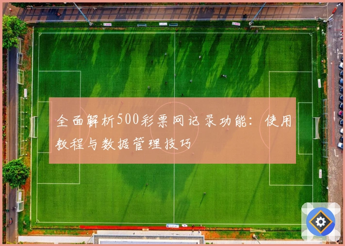 全面解析500彩票网记录功能：使用教程与数据管理技巧