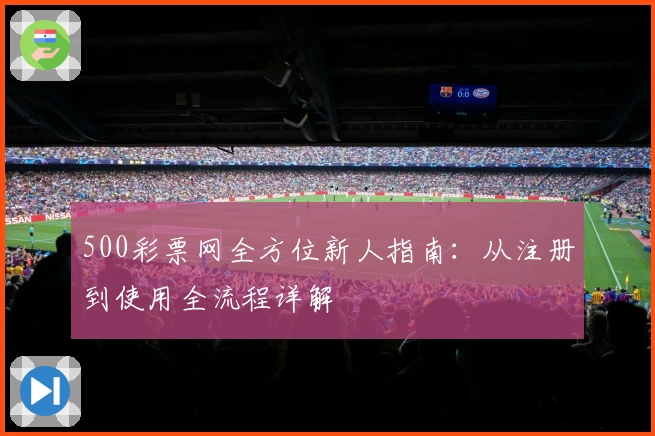 500彩票网全方位新人指南：从注册到使用全流程详解